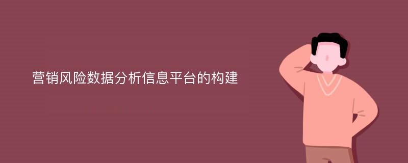 营销风险数据分析信息平台的构建