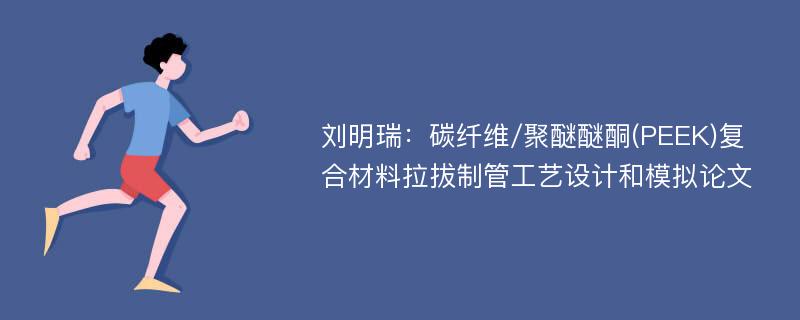 刘明瑞：碳纤维/聚醚醚酮(PEEK)复合材料拉拔制管工艺设计和模拟论文