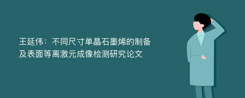 王延伟：不同尺寸单晶石墨烯的制备及表面等离激元成像检测研究论文