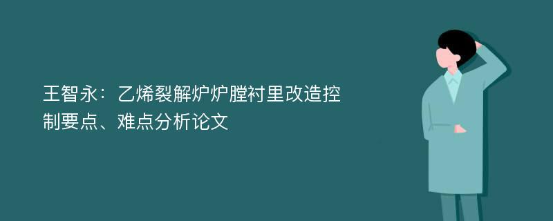 王智永：乙烯裂解炉炉膛衬里改造控制要点、难点分析论文